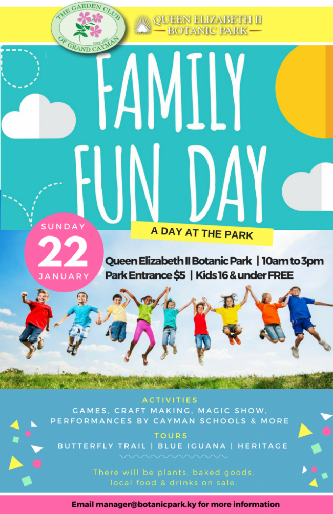 Garden Club Family Fun Day Flyer