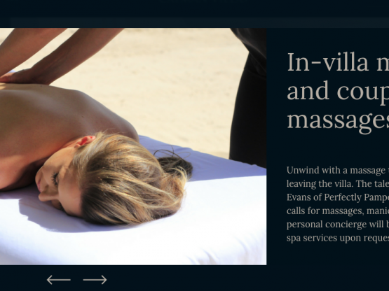 Preferred spa vendor for Luxury Cayman Villas