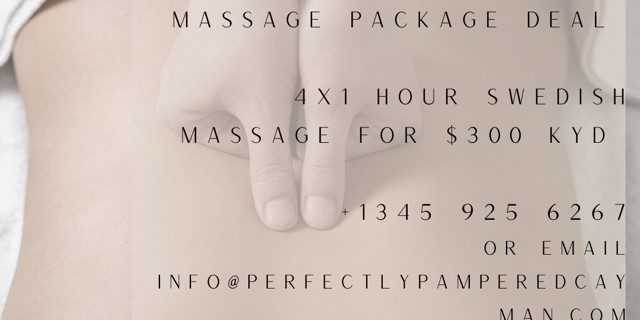 1 Swedish Massage Package | Grand Cayman