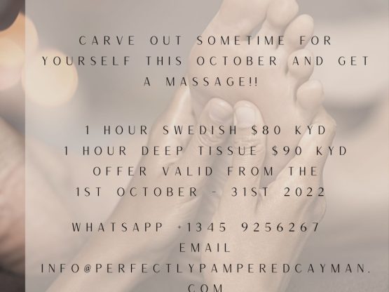 October Massage Specials | Grand Cayman