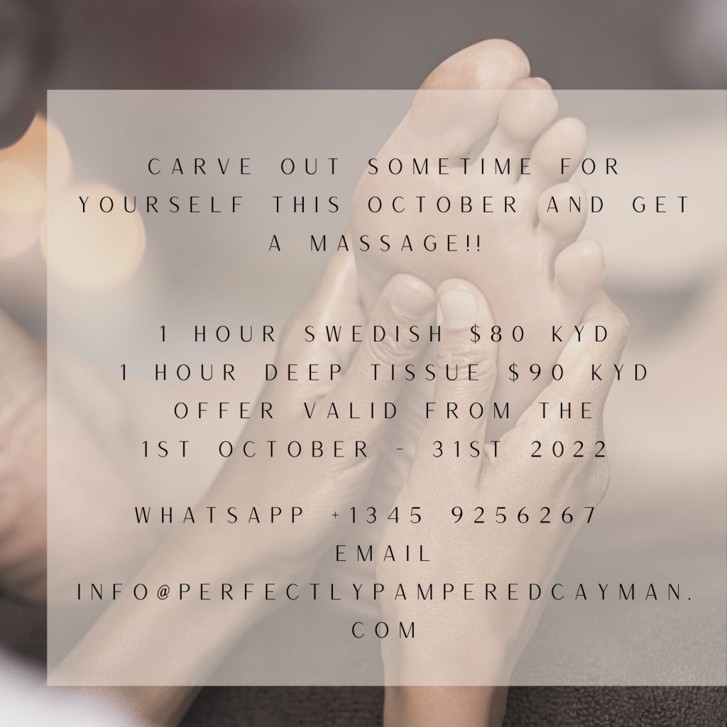 October Massage Specials | Grand Cayman
