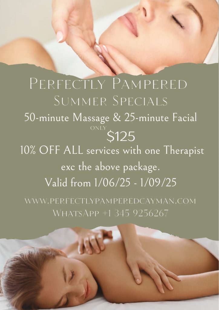 Massage and Facials Cayman | Summer Promotion